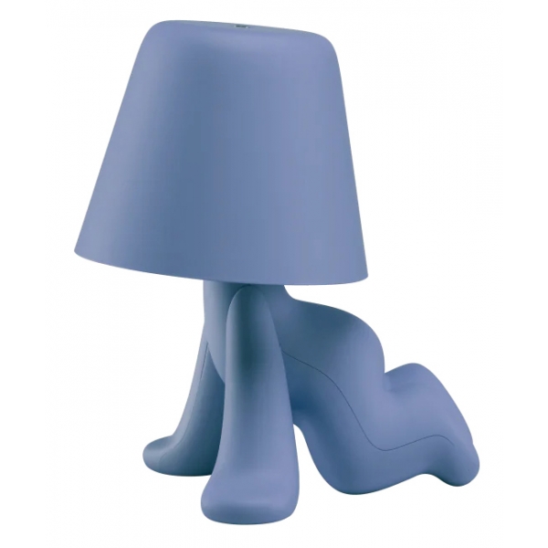 Qeeboo - Sweet Brothers RON - Light Blue - Qeeboo Lamp by Stefano Giovannoni - Furnishing - Home