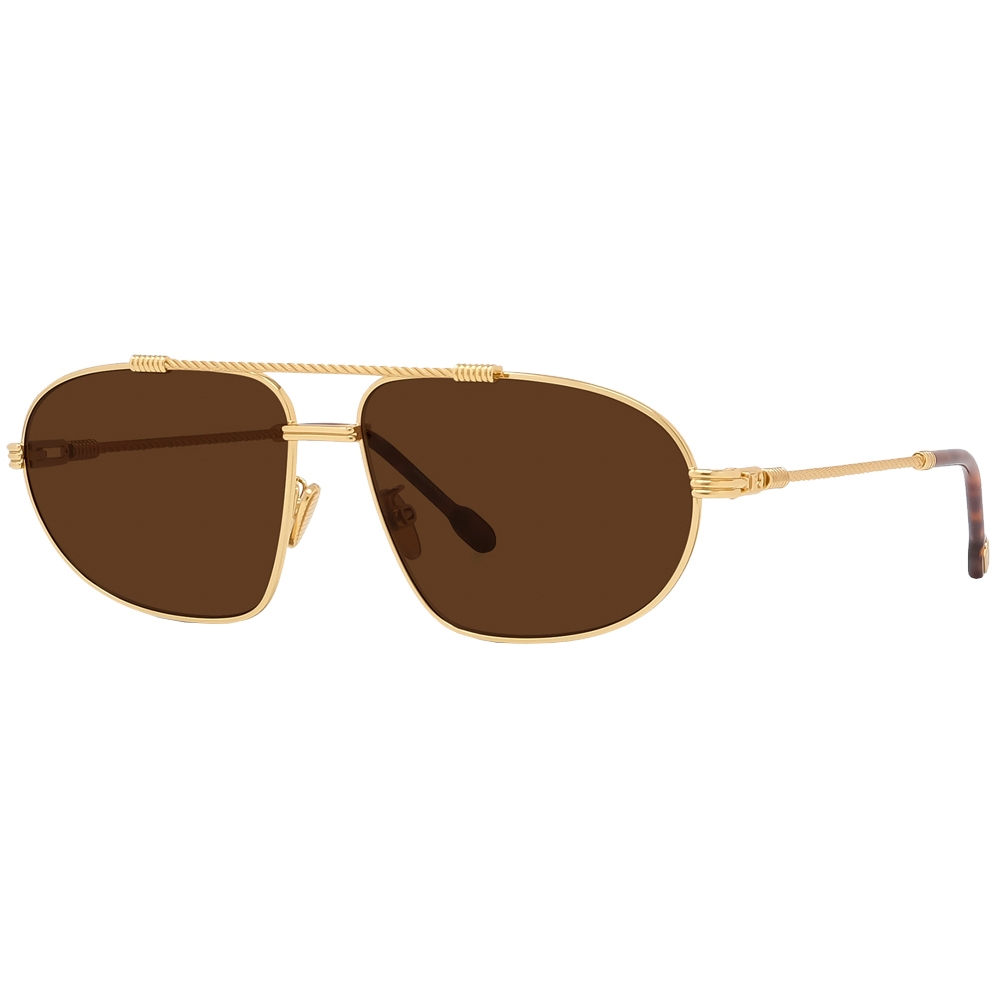 Fred - Force 10 Sunglasses - Gold Brown - Luxury - Fred Eyewear - Avvenice