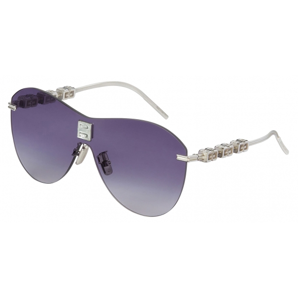 Givenchy - Unisex 4Gem Sunglasses in Metal - Palladium - Sunglasses - Givenchy Eyewear