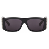 Givenchy - 4G Unisex Sunglasses in Quilted Leather and Acetate - Black - Sunglasses - Givenchy Eyewear