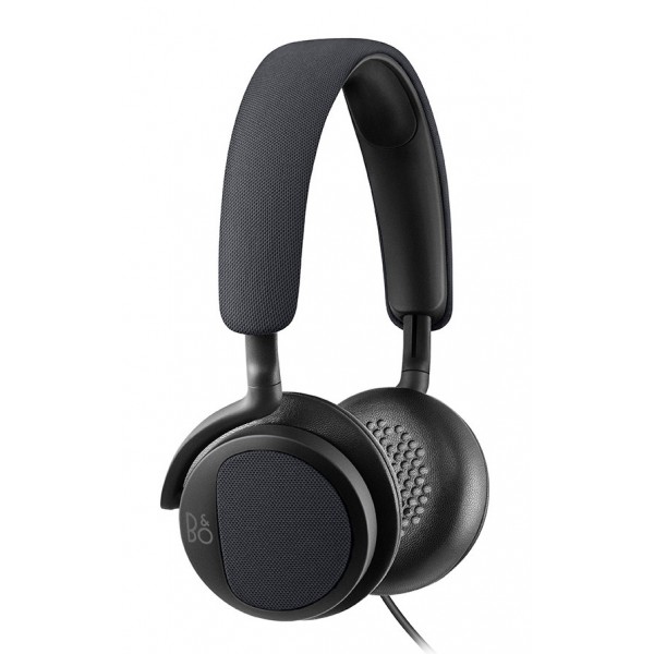 Bang & Olufsen - B&O Play - Beoplay H2 - Carbon Blue - Flexible On-Ear Corded Headphone with Microphone and Remote Control