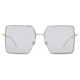 Giorgio Armani - Women’s Square Sunglasses - Silver - Sunglasses - Giorgio Armani Eyewear