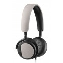 Bang & Olufsen - B&O Play - Beoplay H2 - Silver Cloud - Flexible On-Ear Corded Headphone with Microphone and Remote Control
