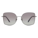 Giorgio Armani - Women’s Square Sunglasses - Silver Smoke - Sunglasses - Giorgio Armani Eyewear