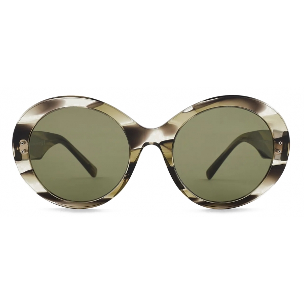 Giorgio Armani - Women’s Round Sunglasses - Green - Sunglasses - Giorgio Armani Eyewear