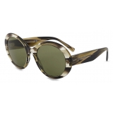 Giorgio Armani - Occhiali da Sole Donna Forma Tonda - Verde - Occhiali da Sole - Giorgio Armani Eyewear