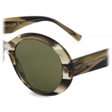 Giorgio Armani - Women’s Round Sunglasses - Green - Sunglasses - Giorgio Armani Eyewear