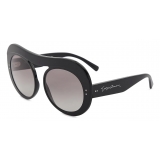 Giorgio Armani - Women’s Round Sunglasses - Black - Sunglasses - Giorgio Armani Eyewear
