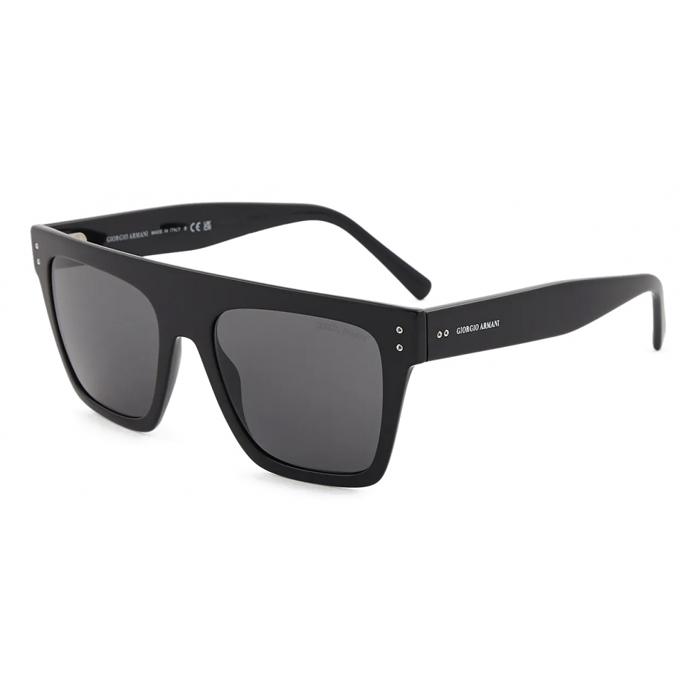 Giorgio Armani - Unisex Square Sunglasses - Black - Sunglasses ...