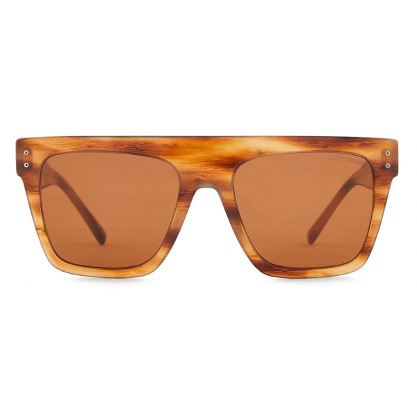Giorgio Armani - Unisex Square Sunglasses - Caramello - Sunglasses - Giorgio Armani Eyewear