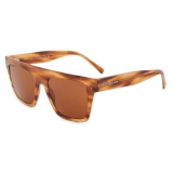 Giorgio Armani - Occhiali da Sole Unisex Forma Squadrata - Caramello - Occhiali da Sole - Giorgio Armani Eyewear