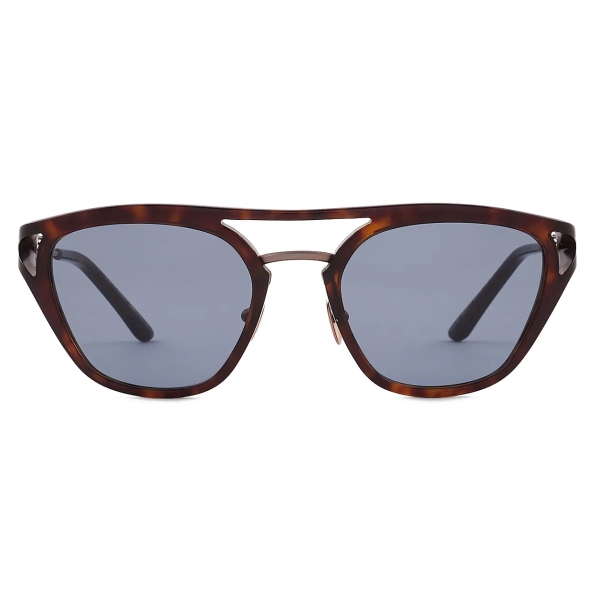Giorgio Armani - Irregular-Shaped Men’s Sunglasses - Tortoiseshell Blue - Sunglasses - Giorgio Armani Eyewear