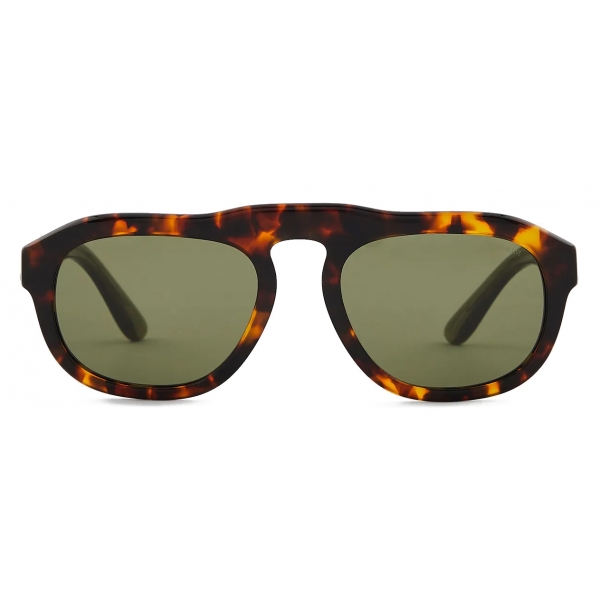 Giorgio Armani - Irregular-Shaped Men’s Sunglasses - Yellow Havana - Sunglasses - Giorgio Armani Eyewear