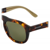 Giorgio Armani - Irregular-Shaped Men’s Sunglasses - Yellow Havana - Sunglasses - Giorgio Armani Eyewear