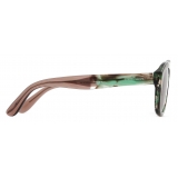 Giorgio Armani - Irregular-Shaped Men’s Sunglasses - Green Brown - Sunglasses - Giorgio Armani Eyewear