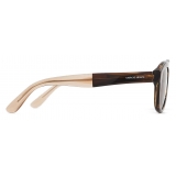 Giorgio Armani - Irregular-Shaped Men’s Sunglasses - Brown - Sunglasses - Giorgio Armani Eyewear