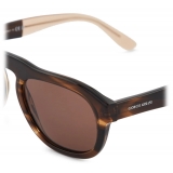 Giorgio Armani - Irregular-Shaped Men’s Sunglasses - Brown - Sunglasses - Giorgio Armani Eyewear