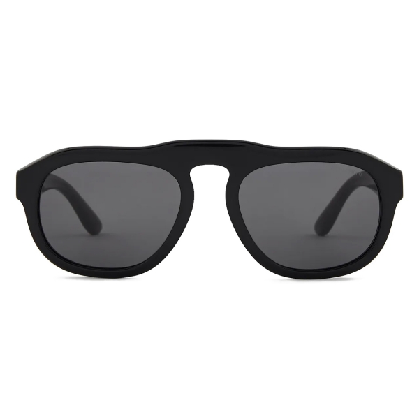 Giorgio Armani - Occhiali da Sole Uomo Forma Irregolare - Nero - Occhiali da Sole - Giorgio Armani Eyewear