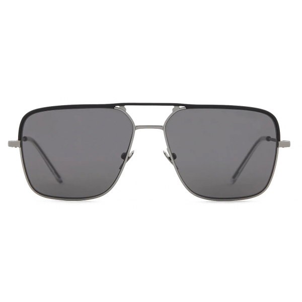 Giorgio Armani - Irregular-Shaped Men’s Sunglasses - Gray - Sunglasses - Giorgio Armani Eyewear