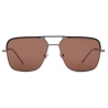 Giorgio Armani - Irregular-Shaped Men’s Sunglasses - Brown - Sunglasses - Giorgio Armani Eyewear