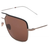 Giorgio Armani - Irregular-Shaped Men’s Sunglasses - Brown - Sunglasses - Giorgio Armani Eyewear