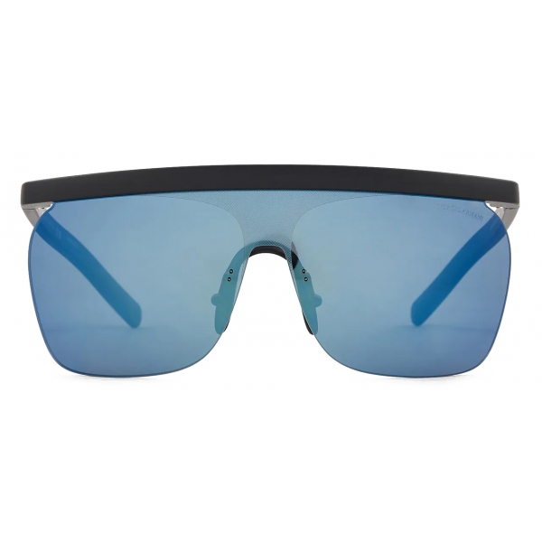 Giorgio Armani - Giorgio Armani Neve Men’s Rectangular Sunglasses - Black - Sunglasses - Giorgio Armani Eyewear
