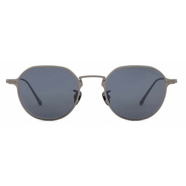 Giorgio Armani - Men’s Irregular-Shaped Eyeglasses - Gunmetal - Optical Glasses - Giorgio Armani Eyewear