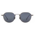 Giorgio Armani - Men’s Irregular-Shaped Eyeglasses - Gunmetal - Optical Glasses - Giorgio Armani Eyewear