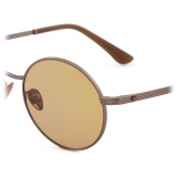 Giorgio Armani - Men’s Round Eyeglasses - Yellow - Optical Glasses - Giorgio Armani Eyewear