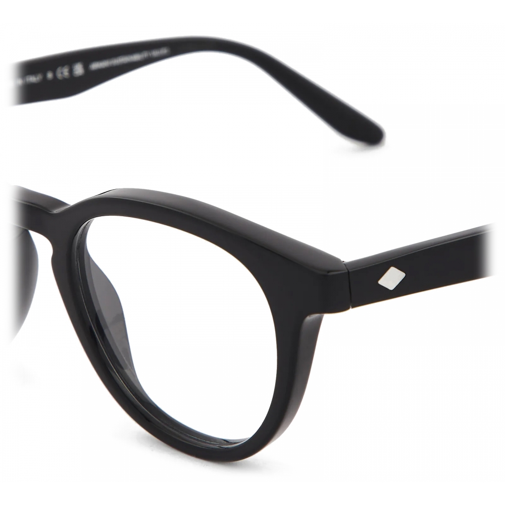 Giorgio Armani - Round Eyeglasses - Black - Optical Glasses - Giorgio ...