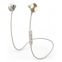i.am+ - I Am Plus - Buttons - Gold - Premium Wireless Bluetooth Earphones - Tailored Fit with Immersive Sound