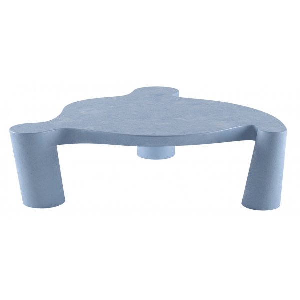 Qeeboo - Three Legs and a Coffe Table - Blue - Qeeboo Table by Ron Arad - Furnishing - Home
