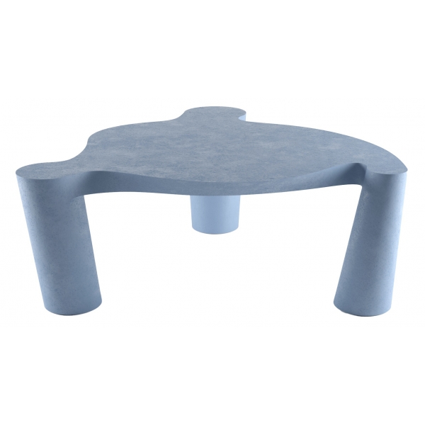 Qeeboo - Three Legs and a Table - Blue - Qeeboo Table by Ron Arad - Furnishing - Home
