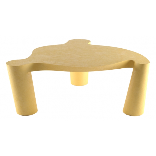 Qeeboo - Three Legs and a Table - Yellow - Qeeboo Table by Ron Arad - Furnishing - Home