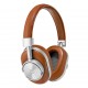 Master & Dynamic - MW60 - Metallo Argento / Pelle Marrone - Cuffie Auricolari Premium Wireless - Alta Qualità - Alte Prestazioni
