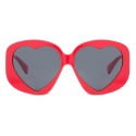 Moschino - Heart Sunglasses - Red - Moschino Eyewear