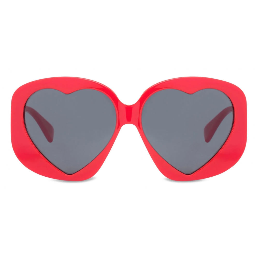 Moschino - Heart Sunglasses - Red - Moschino Eyewear - Avvenice