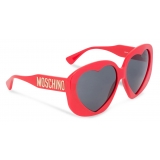 Moschino - Heart Sunglasses - Red - Moschino Eyewear