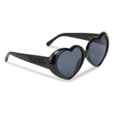 Moschino - Hearts Sunglasses - Black - Moschino Eyewear