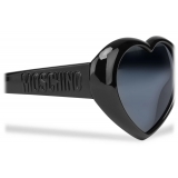 Moschino - Hearts Sunglasses - Black - Moschino Eyewear
