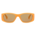 Moschino - Lettering Logo Sunglasses - Ocher - Moschino Eyewear