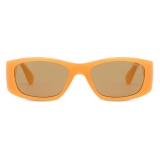 Moschino - Lettering Logo Sunglasses - Ocher - Moschino Eyewear