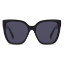 Moschino - Wide Chain Bijou Sunglasses - Black - Moschino Eyewear