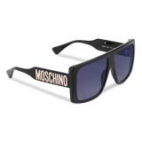 Moschino - Occhiali da Sole Logo Lettering - Nero - Moschino Eyewear