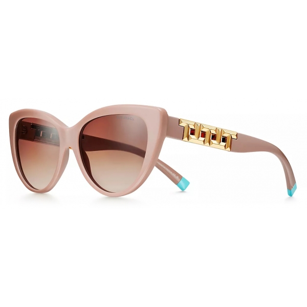 Tiffany & Co. - Cat Eye Sunglasses - Nude Gradient Brown - Tiffany T Collection - Tiffany & Co. Eyewear