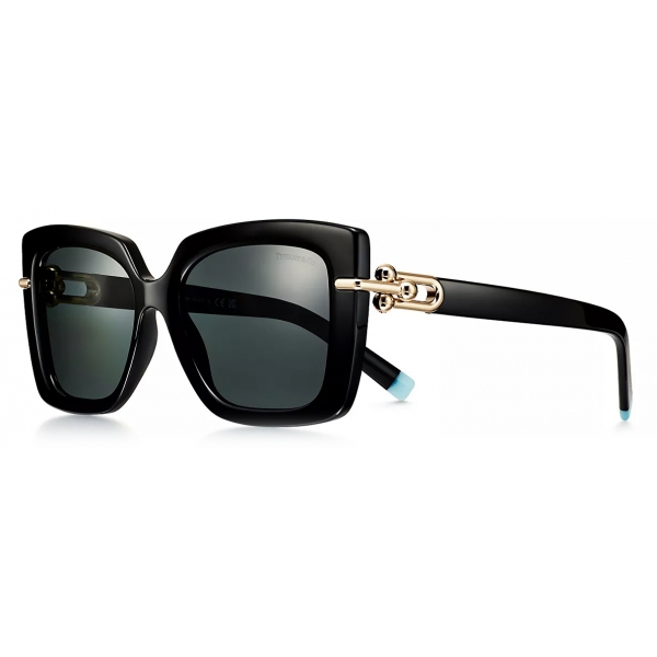Tiffany & Co. - Butterfly Sunglasses - Black Dark Gray - Tiffany HardWear Collection - Tiffany & Co. Eyewear