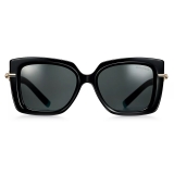 Tiffany & Co. - Butterfly Sunglasses - Black Dark Gray - Tiffany HardWear Collection - Tiffany & Co. Eyewear