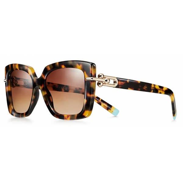 Tiffany & Co. - Butterfly Sunglasses - Tortoiseshell Gradient Brown - Tiffany HardWear Collection - Tiffany & Co. Eyewear
