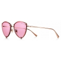 Tiffany & Co. - Triangular Shaped Sunglasses - Rose Gold Pink - Tiffany Collection - Tiffany & Co. Eyewear