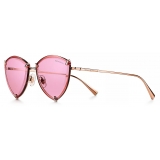 Tiffany & Co. - Occhiale da Sole Forma Triangolare - Oro Rosa - Collezione Tiffany - Tiffany & Co. Eyewear